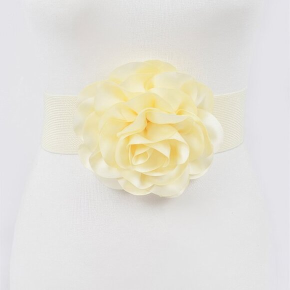 Delicate Beautiful Flower Plus Size Elastic Belt - Picture 6 of 6